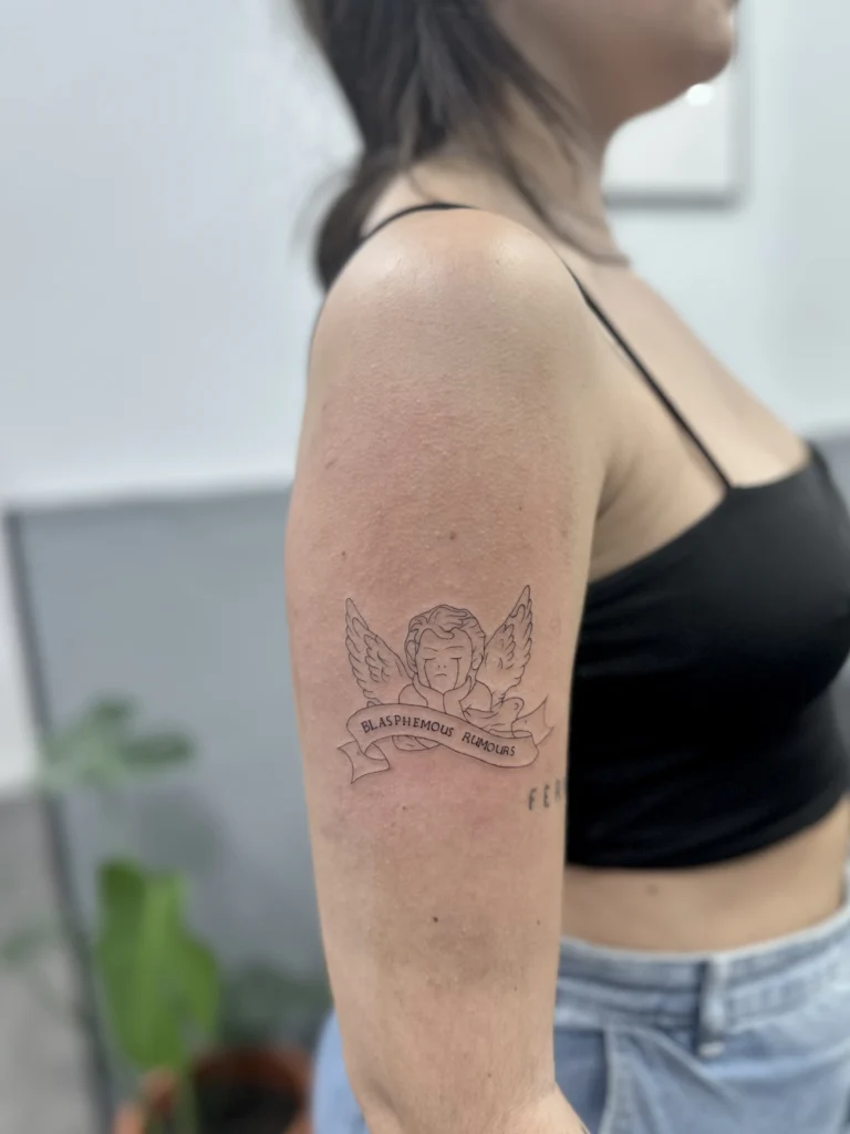 tatuajes linea fina Madrid