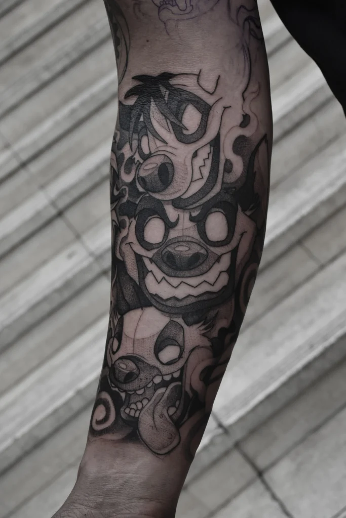 tatuajes blackwork en Madrid