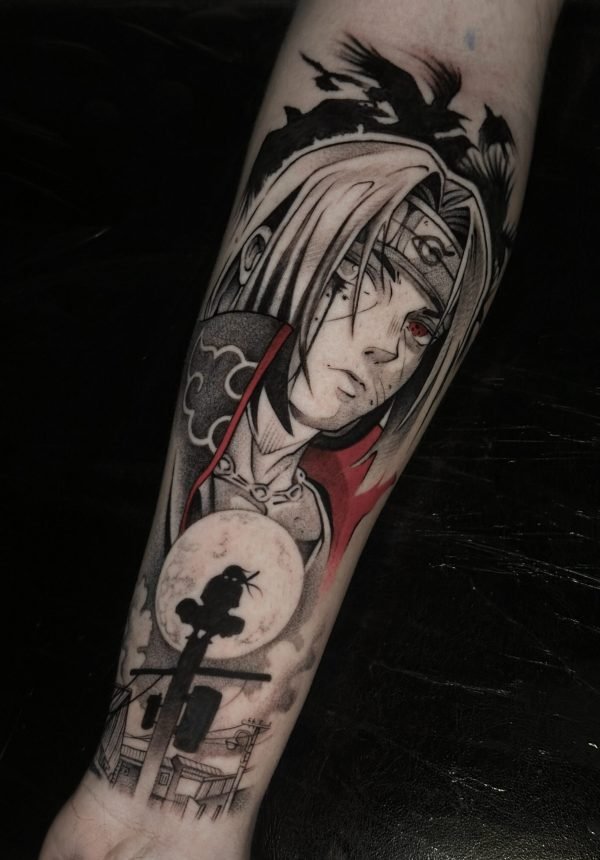 tatuajes anime blackwork
